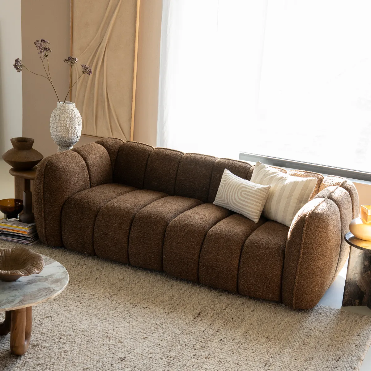 Teppe Kalme 190x290 cm Brown