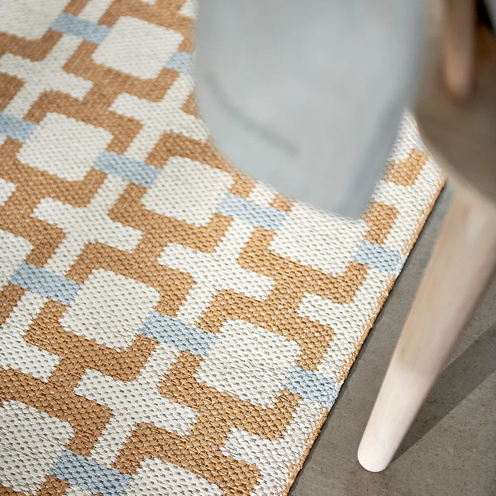 Tom teppe Ochre/Cream/Sage 70 x 240 cm