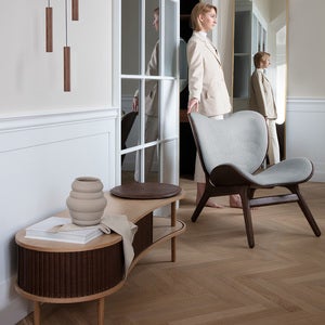 Audacious TV-benk eik/Charcoal