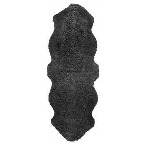 Curly saueskinn 60x180 cm Dark grey