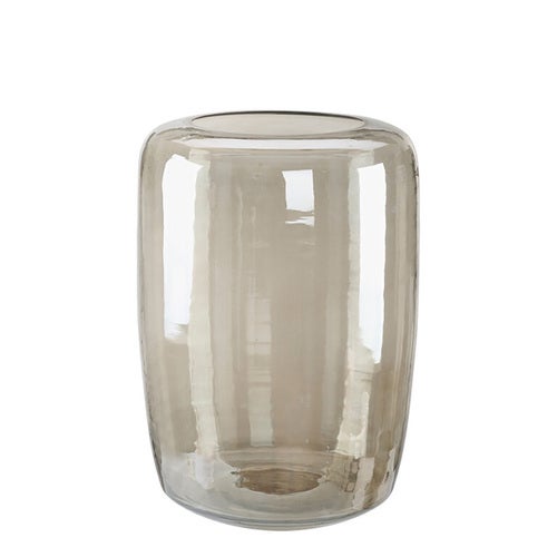 Reef-vase i munnblåst glass Ø28 cm Smoke Grey