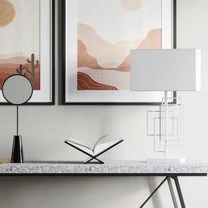 Paragon Bordlampe 52 cm Hvit