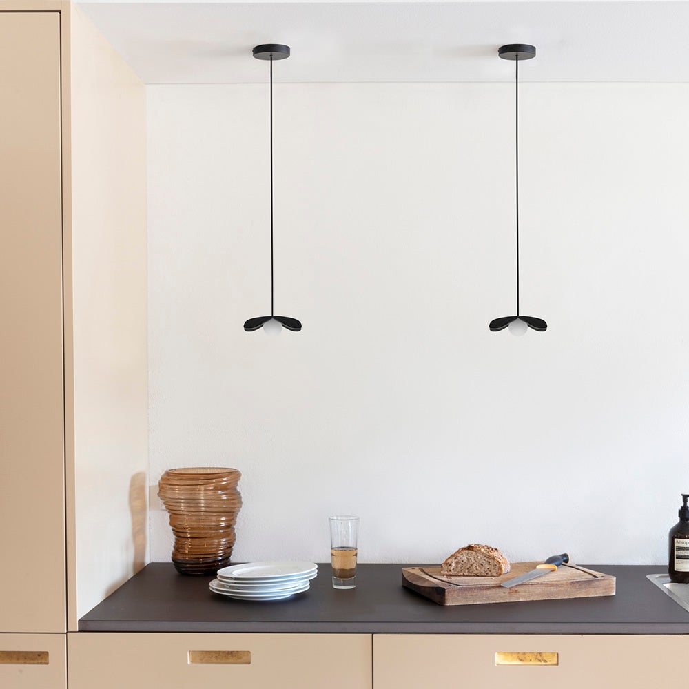 Forget Me Not lampeskjerm Ø19 cm svart eik