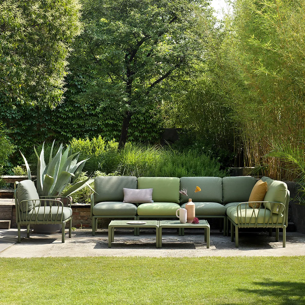 Komodo 5 hjørnesofa Agave - Tech Panama