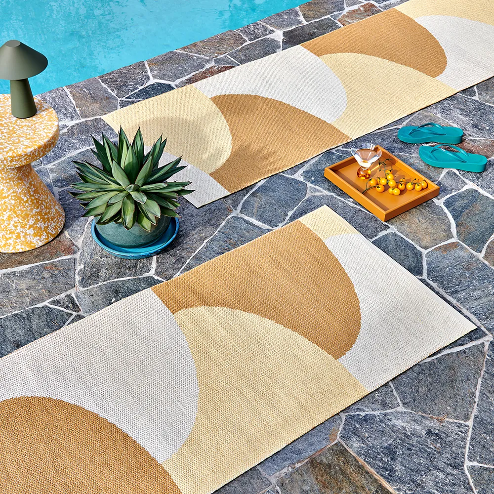 Hill teppe Ochre/Pale yellow/Cream 70 x 360cm