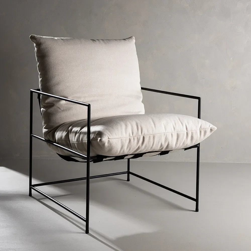 Sedalia Lenestol White Linen 