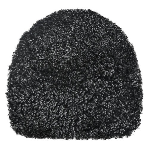 Curly Sittepute i saueskinn 36 cm Dark Grey