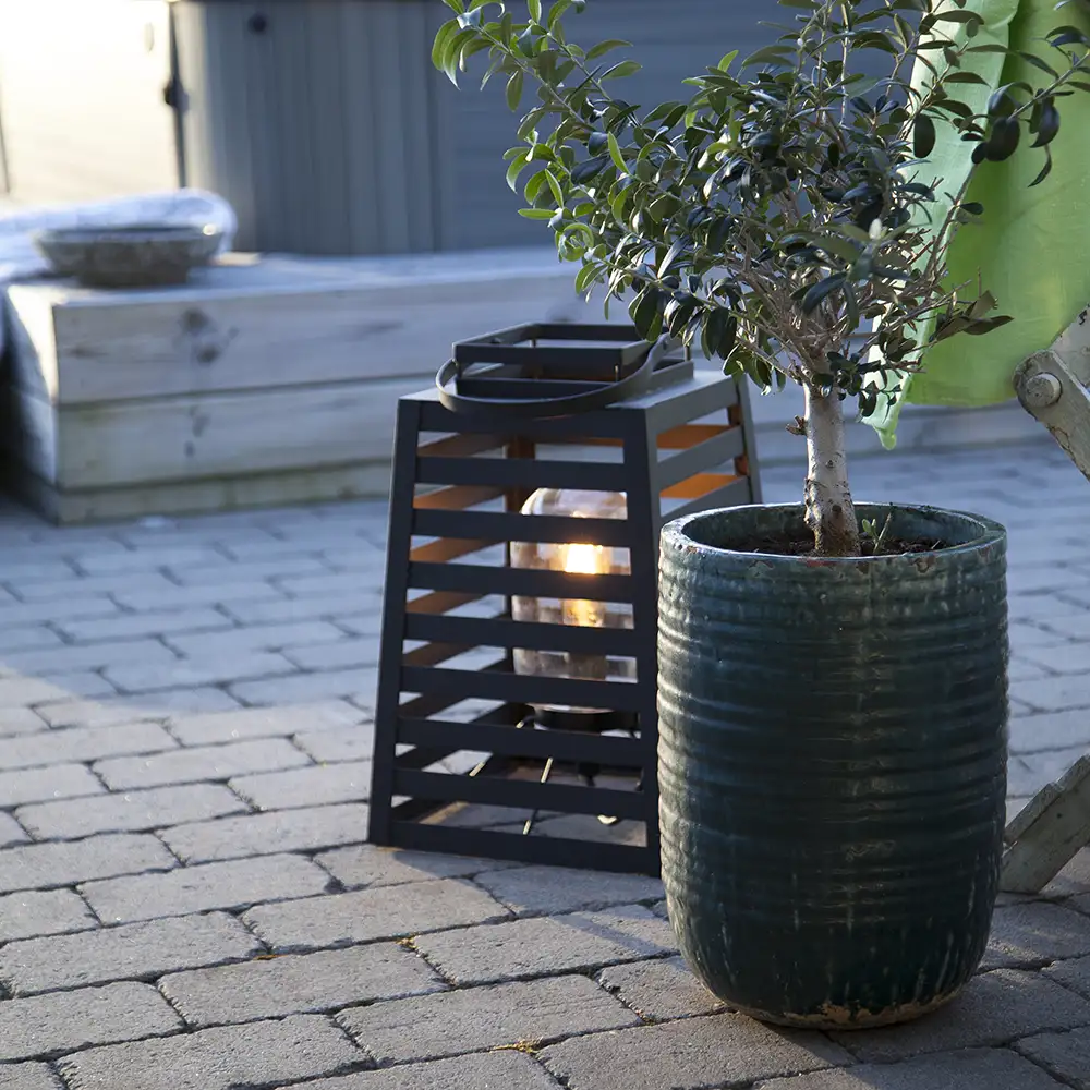 Yankton bord/gulvlampe Svart