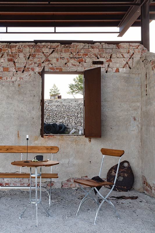 Bryggeristol Oljet Eik Grythyttan Stålmöbler