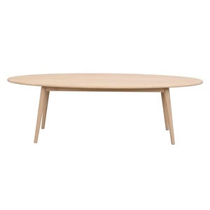 Tompkins salongbord 150x60 cm hvitpigmentert eik