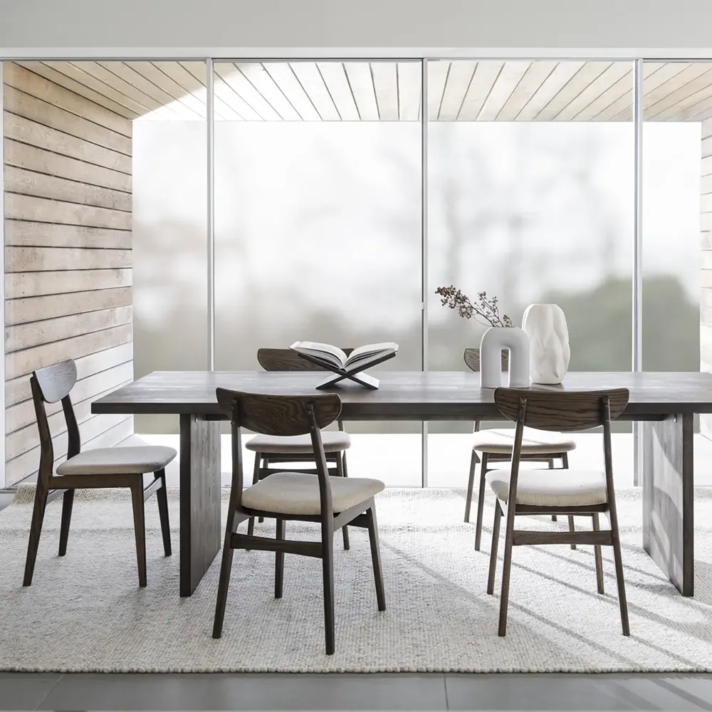 Rodham stol brun eik/beige