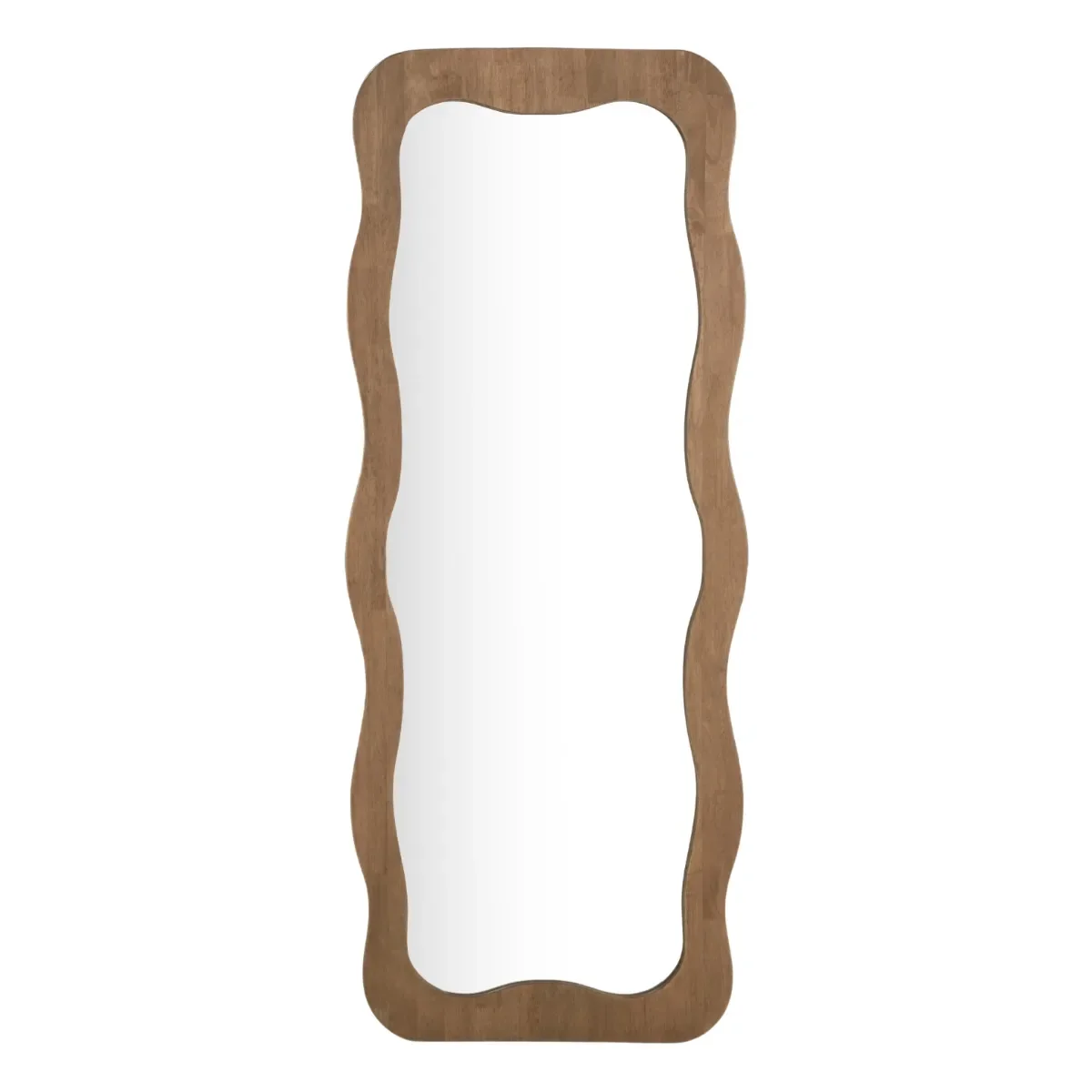 Mira 72x2x180 cm Glass & rubberhout Natur