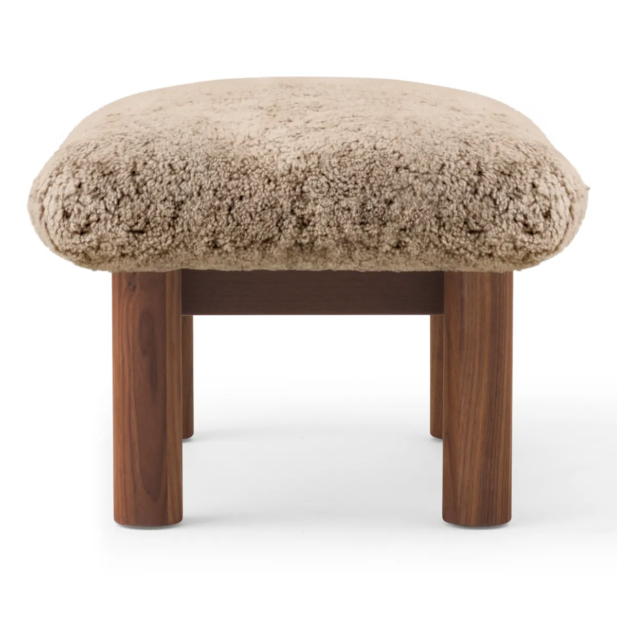 Brasilia krakk massiv valnøtt Sheepskin Nevotex Sahara