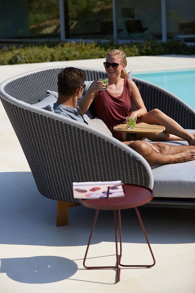 Peacock solseng grå inkl. puter