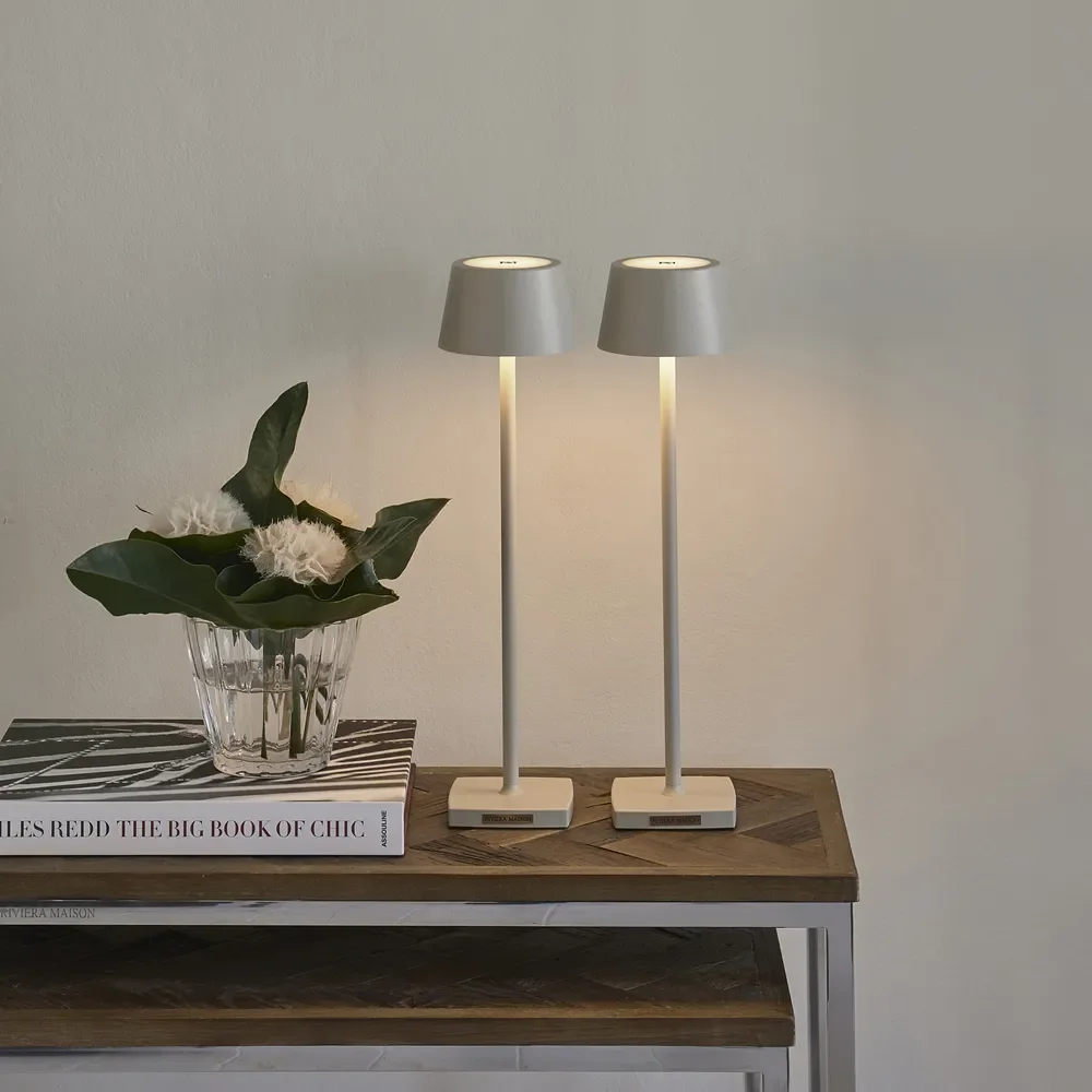 Luminee LED Lampe Micro USB flax