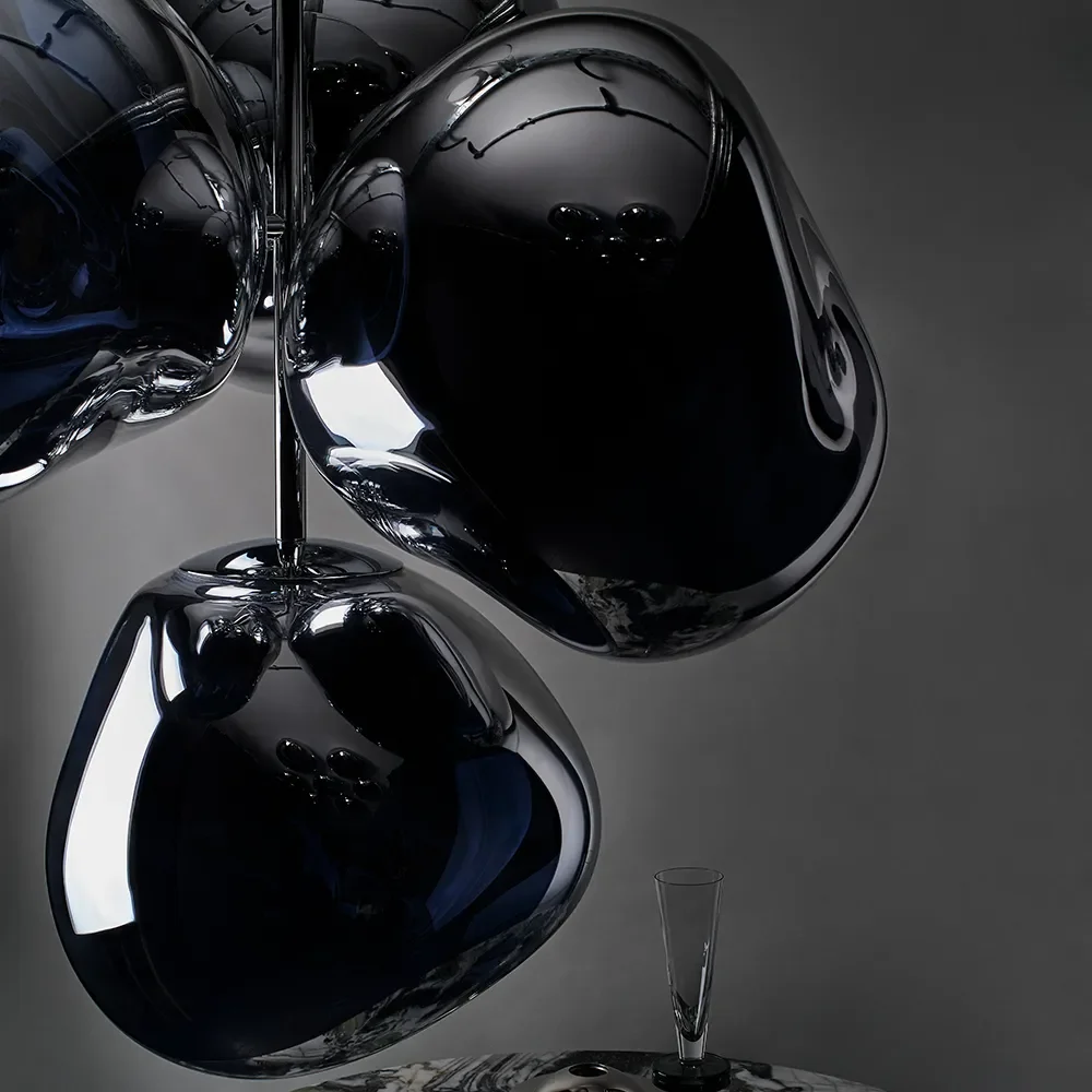 Melt Chandelier Small Smoke LED