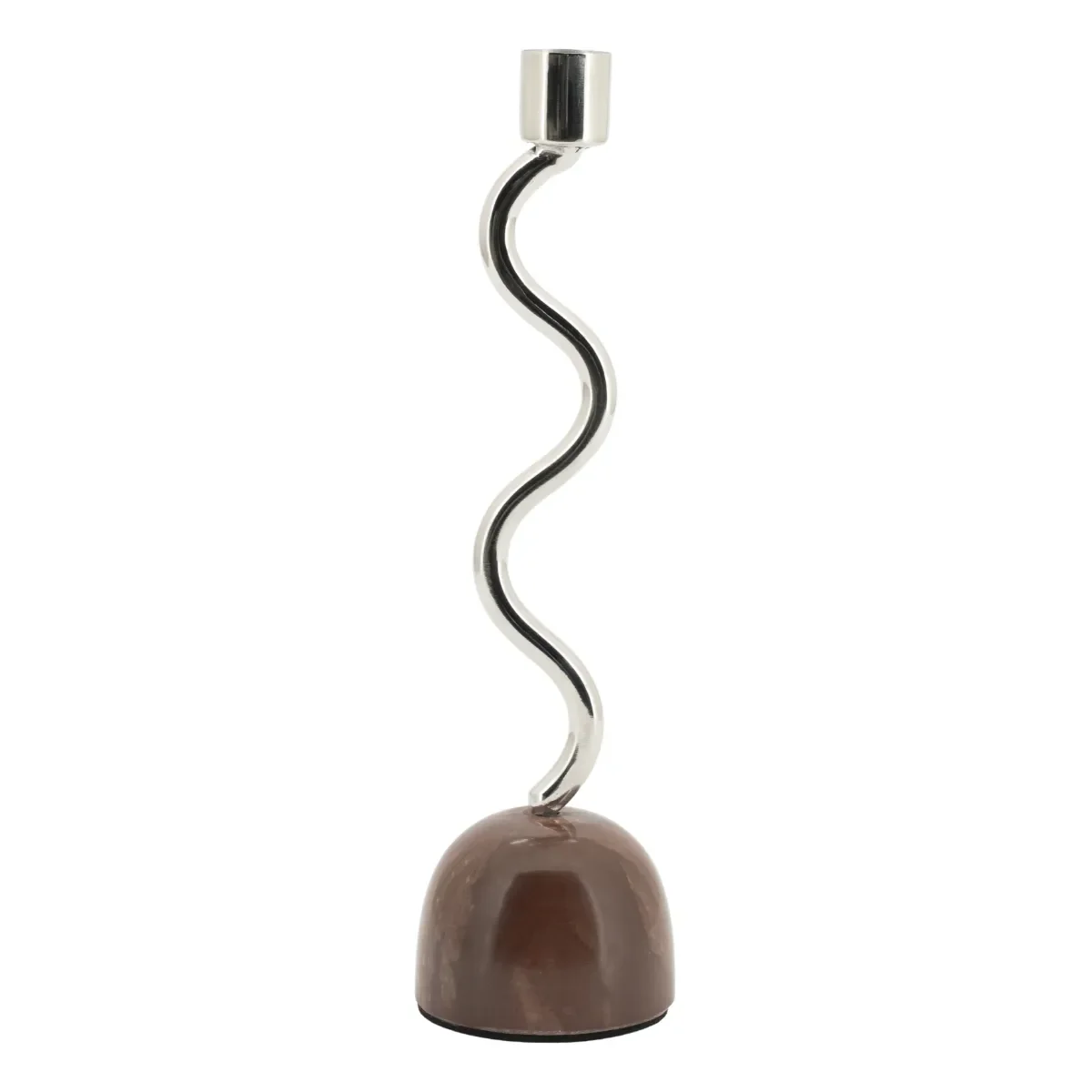 Lumiere 1 7x7x26 cm Marmor & Jern Brun