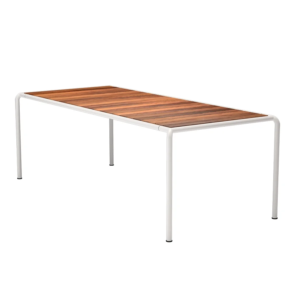 Houe, AVANTI Spisebord 222x98 cm ask/hvit