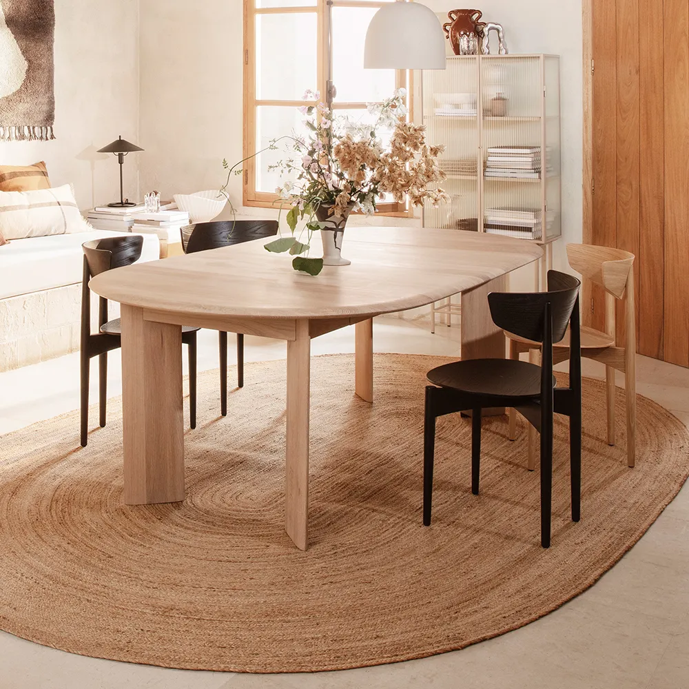 Herman Spisestol Wood - Black