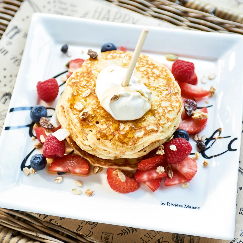 Buon Appetito firkantet tallerken 18 x 18 cm