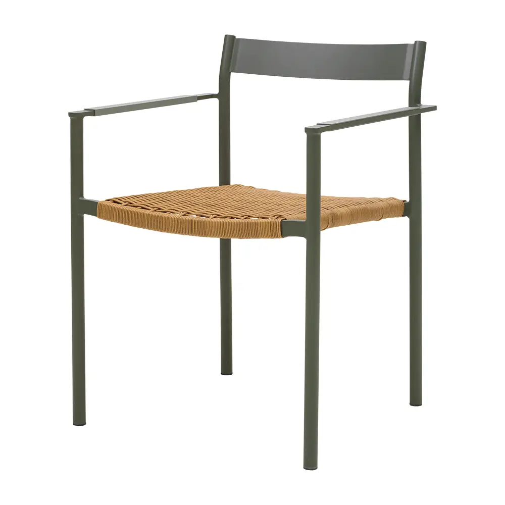 DK Stol med armlene nordic green