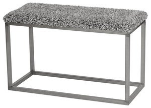 Palle Benk 80x35 cm Stone/Steel