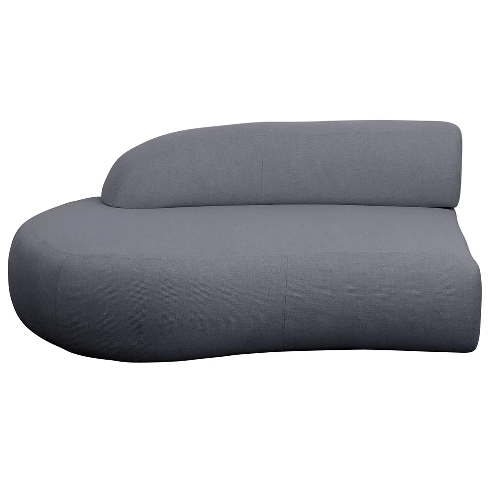 Mellow sofa modul høyre m/kort rygg Grey