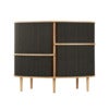 Audacious Highboard Skap Eik/Shadow