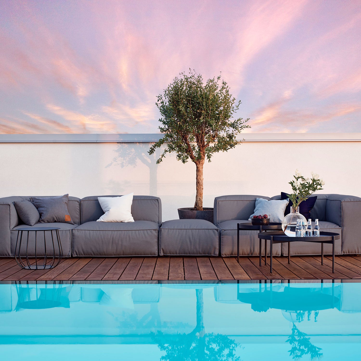 Asker midtdel stor beige Skargaarden