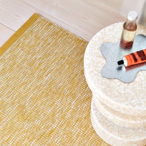 Sam teppe 70 x 90 cm Mustard/Cream