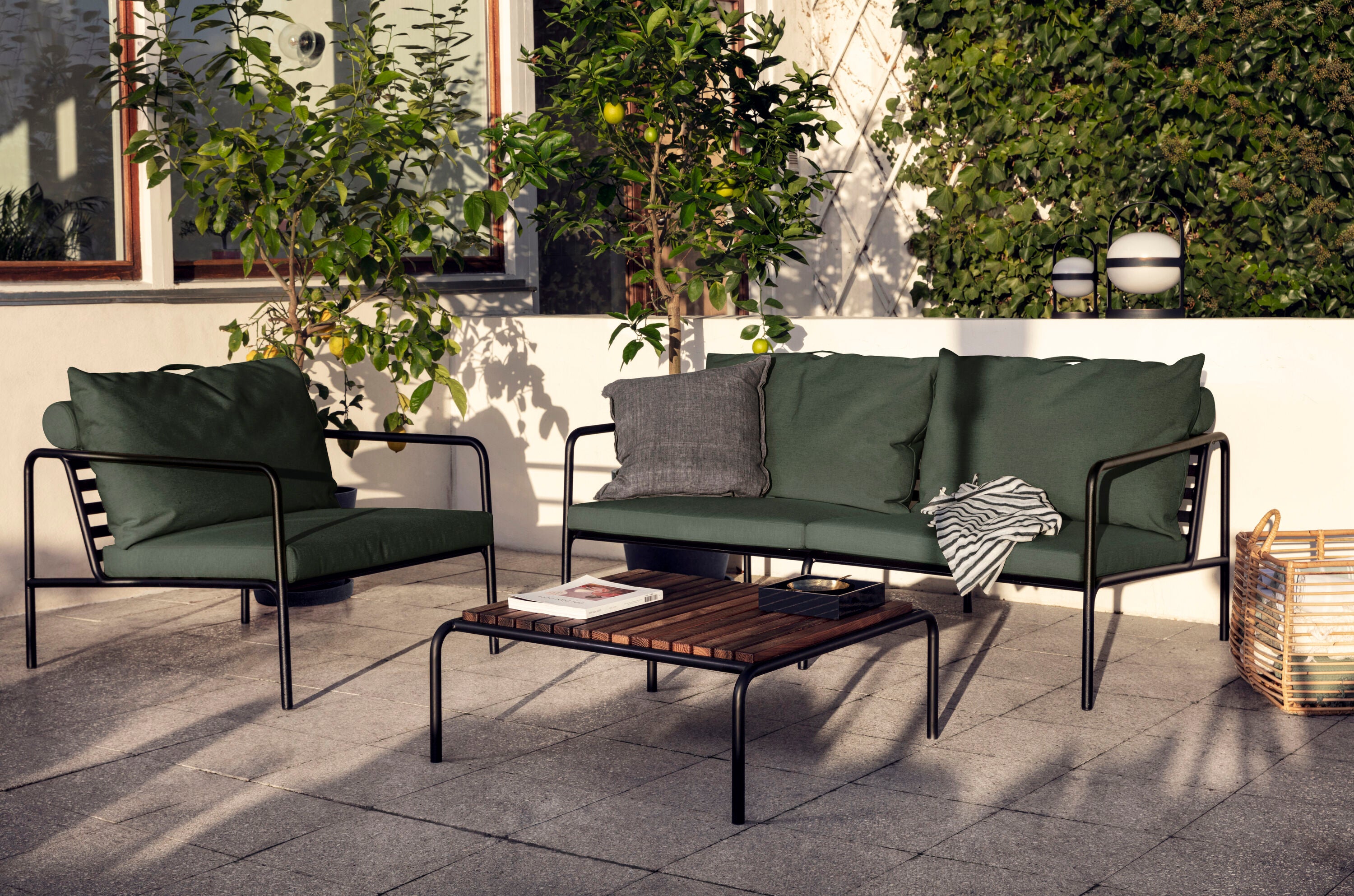 Avon sofa mørkegrønn