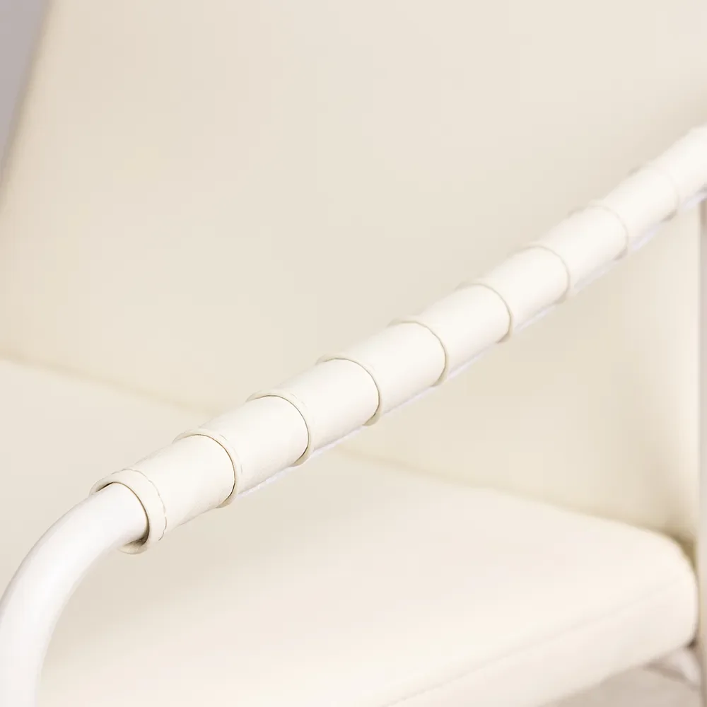 Tvist spisestol beige PU 2-pakning