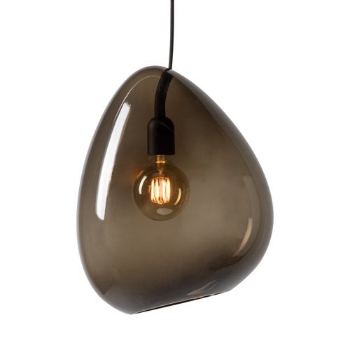 Ocean Pendel D317 Røykfarget glass