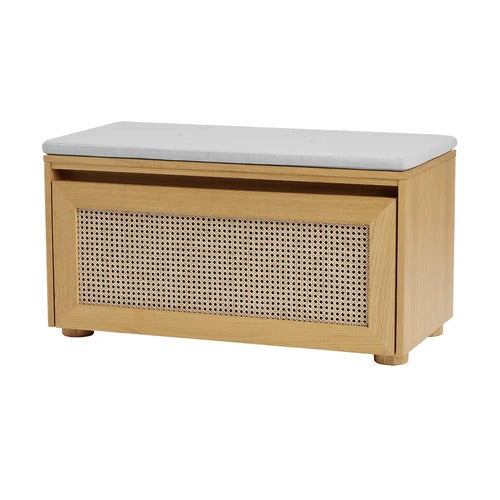 Oppbevaringsbenk Hideaway Cane – Sterling