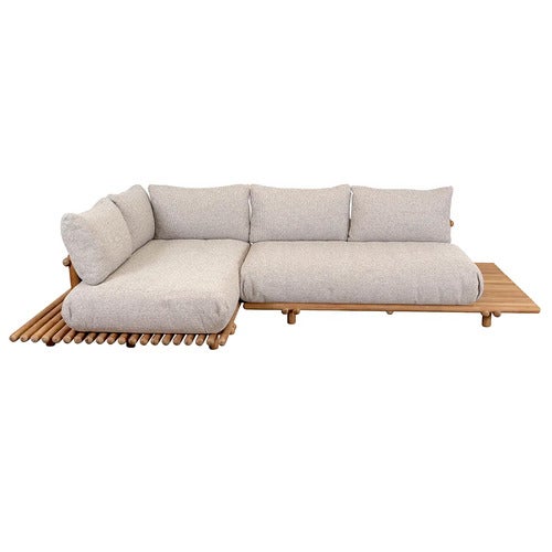 Sticks hjørnesofa Teak/desert sand