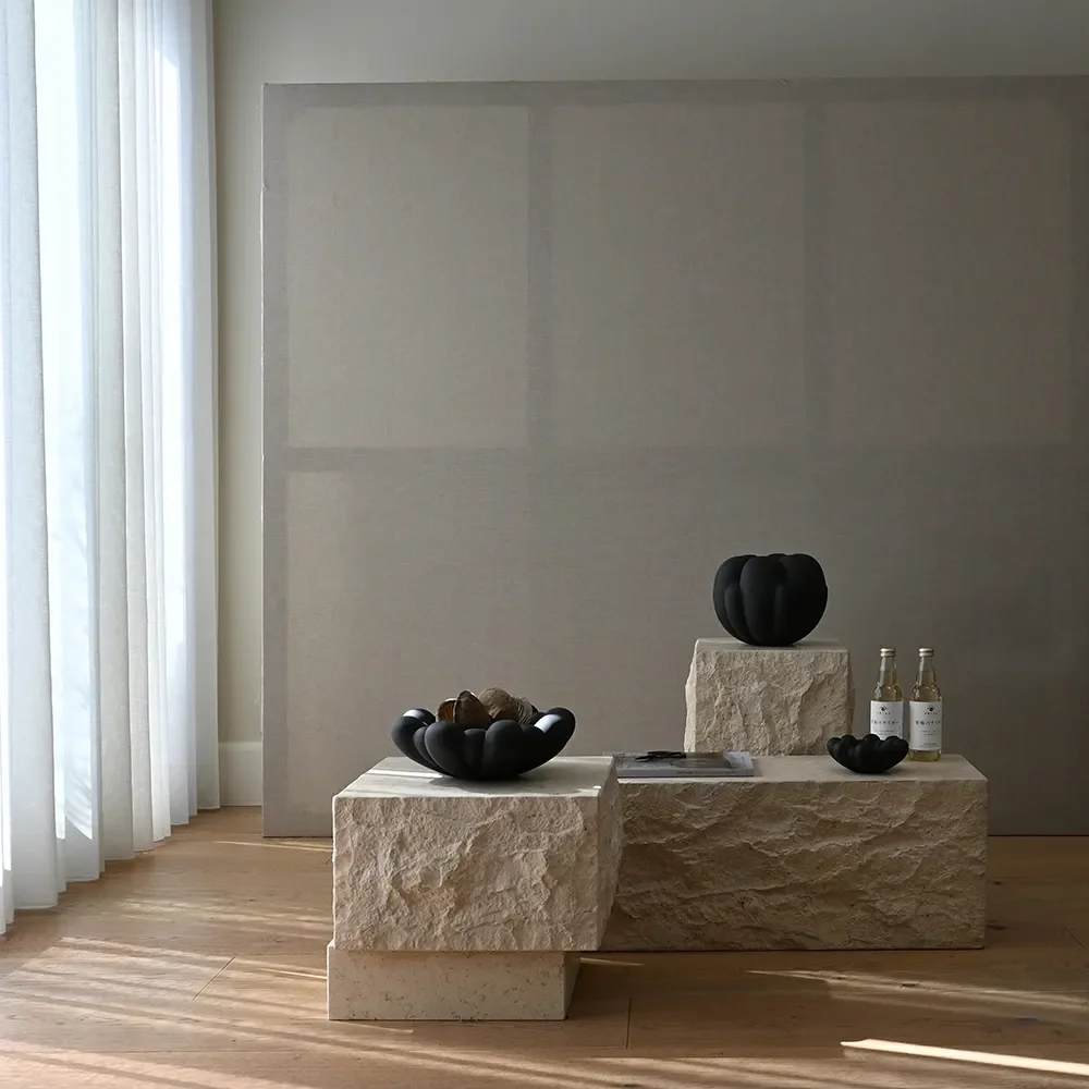 Temple høyt salongbord – Limestone
