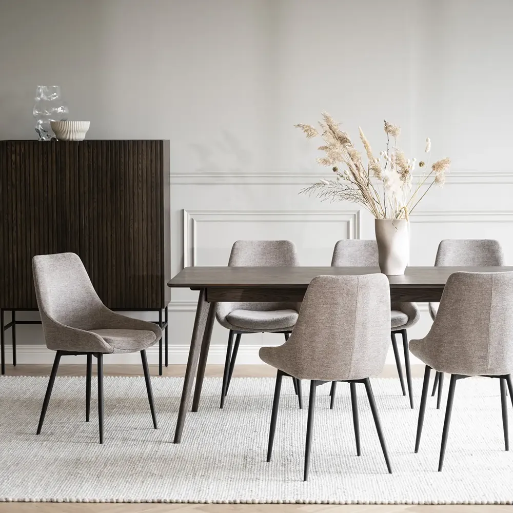 Sierra spisestol beige stoff