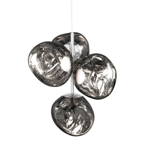 Melt Chandelier Mini Silver LED
