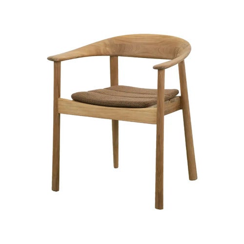 Majestic stol m/armlen sittepute Umber brown, Rise