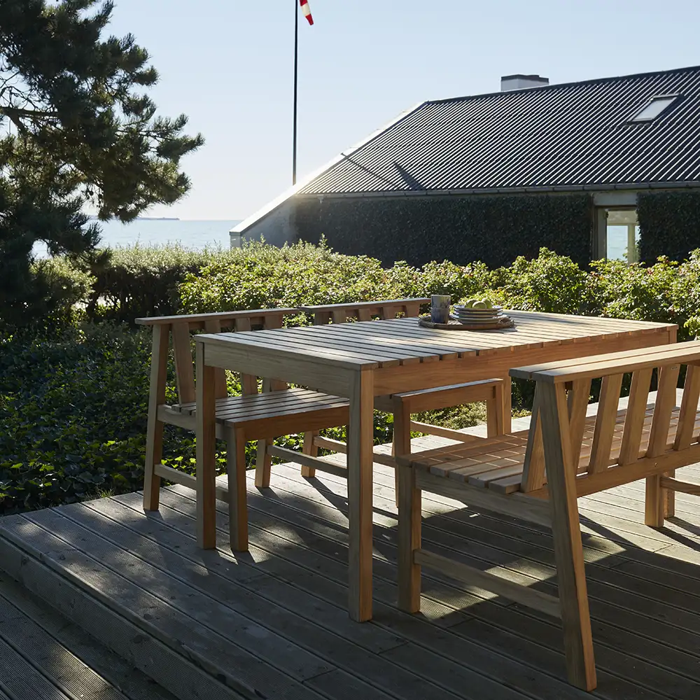 Spisebord Plank 160x90 cm Teak