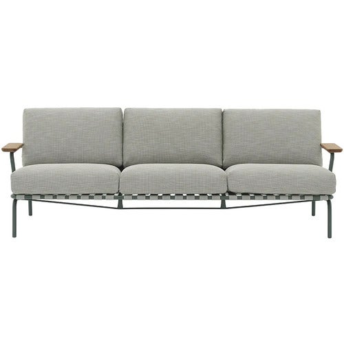 Settle 3-seters sofa Ribbed Weave 2/Dark Green 