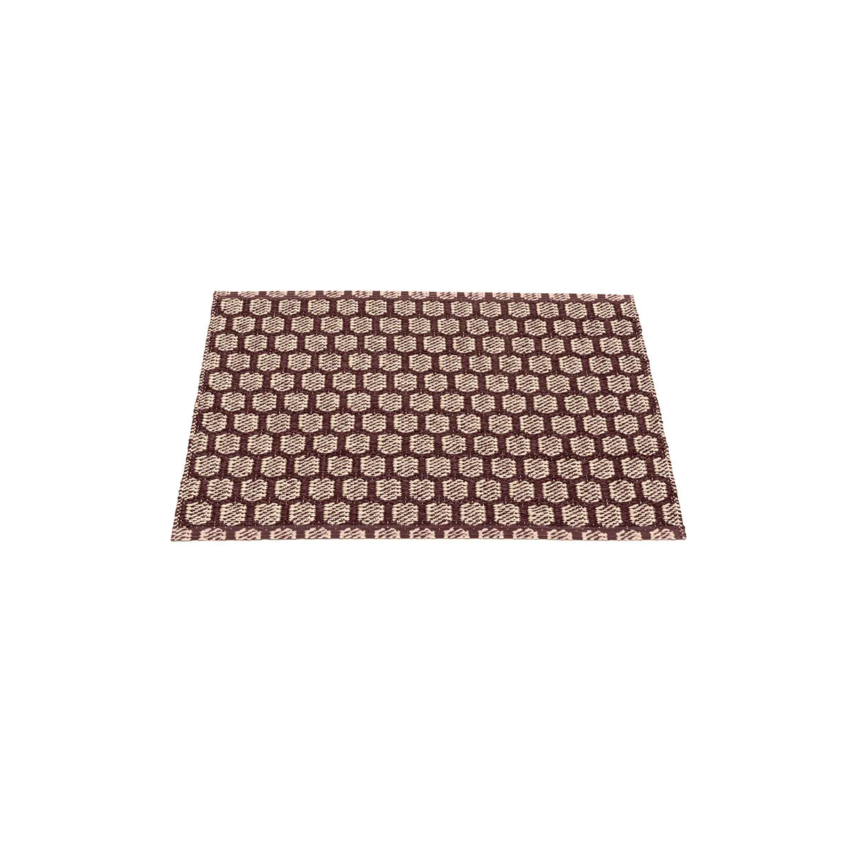 Vendbar Plastmatte MIMI Burgundy/Cream 70x50 cm