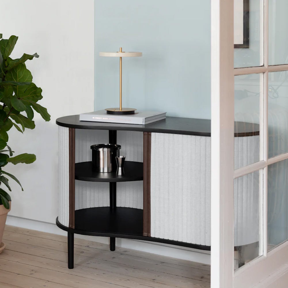 Audacious skap svart eik/Sterling