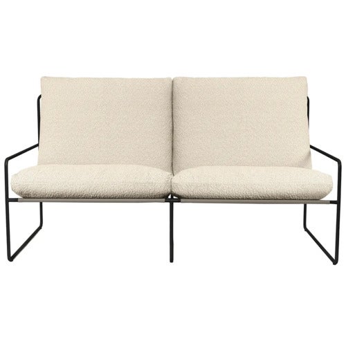 Desert 2-seters sofa Black/Off-white