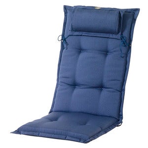 Canyon 8 cm stillingspute i strukturdralon blå