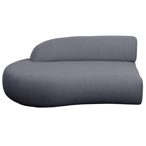 Mellow sofa modul høyre m/kort rygg Grey