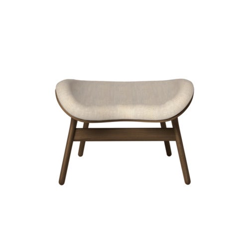 A Conversation Piece Ottoman Ottoman Solid Oak,Plywood,Polyester White