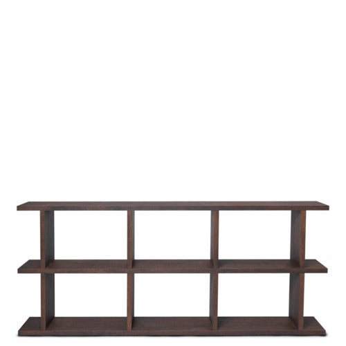 Kona Bokhylle 3x2 - Mørkbeiset eik