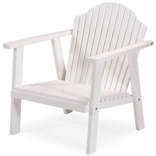 Bullerö lænestol fyrretræ hvid 