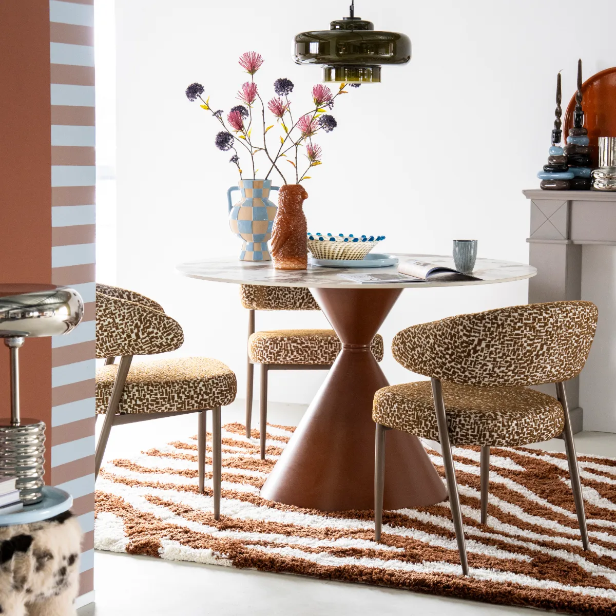 Spisestol Miso Brown med armlener